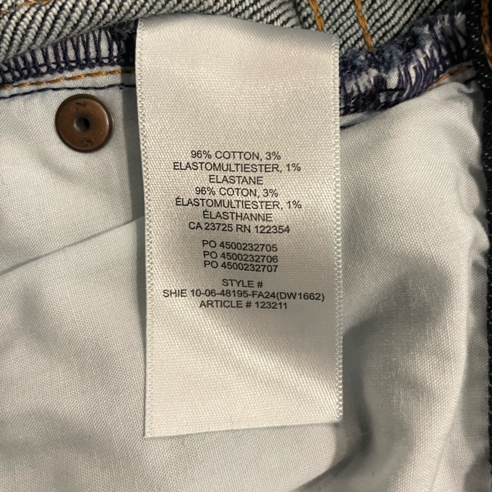 Aritzia Denim Forum Dark Blue Mid-Rise Ankle Jeans EUC - Picture 9 of 9